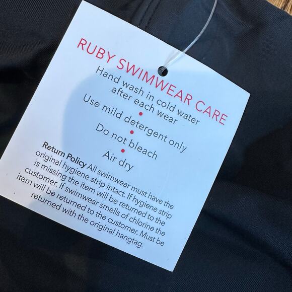 Ruby Ribbon Swim Skirt Style 1968 Black 3XL - Picture 4 of 6